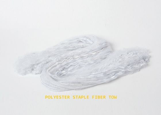 12dtex bianco ha rigenerato la fibra di graffetta di poliestere 38mm