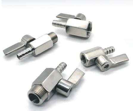 Serie di mini valvole a sfera in acciaio inossidabile per l'industria dei fluidi