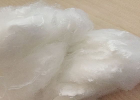 Fibra bianca cruda luminosa di Psf della fibra di graffetta di poliestere del vergine 0.5D per il filato cucirino
