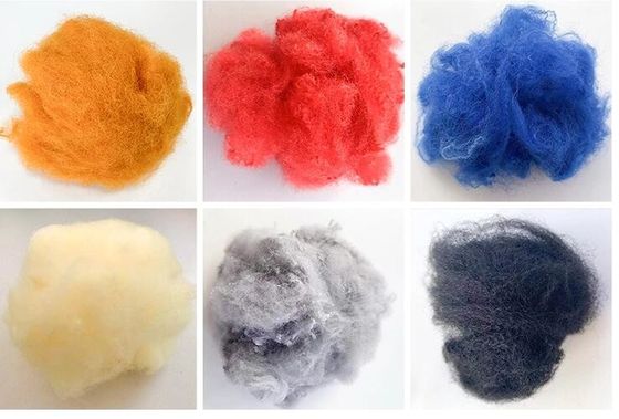 Modellatura riciclata della piegatura di materia prima del filato di poliestere di PSF buona 76mm