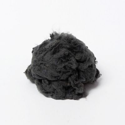 1.2D nero ha riciclato la fibra di graffetta di poliestere per uso non tessuto perforato ago