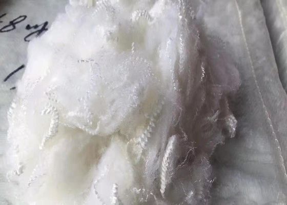 22D ignifugo ha riciclato il colore bianco dell'avorio della fibra della scorciatoia del poliestere