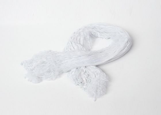 Poliestere ignifugo tinto verde bianco 70 Dtex anti Pilling