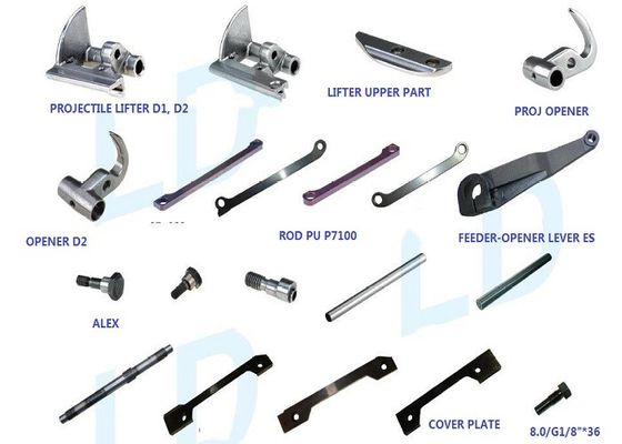 Pezzi meccanici del telaio della parte superiore del sollevatore del proiettile Rod Projectile Opener