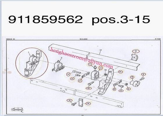 Il telaio del proiettile ISO9001 parte i pezzi di ricambio di tessitura di Sulzer