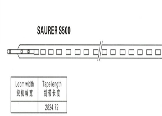 Parti 844912 del telaio di Saurer S500 dei nastri
