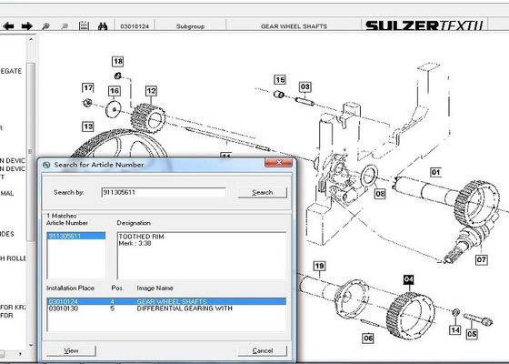 Tessitura regolare dentata del tessuto di Rim Sulzer Loom Parts Keep