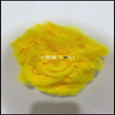 fibra di graffetta di poliestere rigenerata 65mm 1.5dtex per i tessuti non tessuti